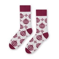 Lustige Socken mit Christmas Motiv Herren und Damen, Weihnachtssocken, Bunte Socken Herren & Damen, Baumwollsocken I EU 41-43/44-46/35-37/38-40 von STEVEN