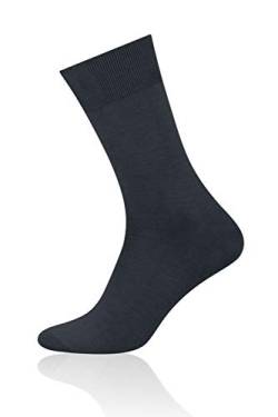 STEVEN Wadensocken für Herren, aus Bambusgarn, nahtlose Socken mit lockerem Abschluss, bequem und atmungsaktiv, Größen: EU41-43/44-46 (UK7-9,5/10-11,5), Farben: Schwarz, Graphit, Marineblau, Beige von STEVEN