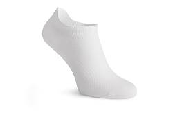 Sneaker Socken Damen - Zungenförmiger Bund gegen Verrutschen und Scheuerstellen bei Freizeit und Aktivität Weiß, Größe 35-37, einzeln verkauft. von STEVEN