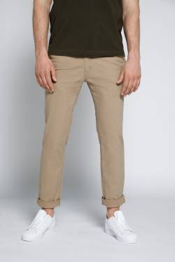 Große Größen STHUGE Chino Hose, Herren, beige, Größe: 28, Baumwolle, STHUGE von STHUGE