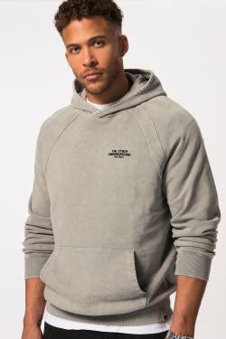 Große Größen STHUGE Hoodie, Herren, grau, Größe: L, Baumwolle, STHUGE von STHUGE