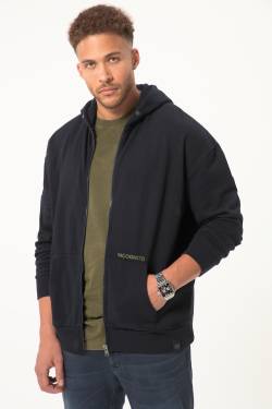 Große Größen STHUGE Hoodie-Jacke, Herren, blau, Größe: 4XL, Baumwolle/Polyester, STHUGE von STHUGE