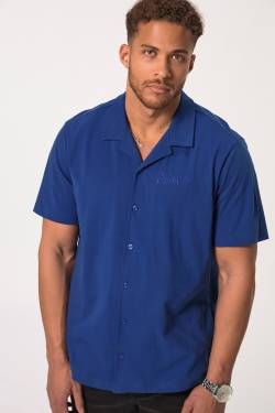 Große Größen STHUGE Jersey-Hemd, Herren, blau, Größe: 4XL, Baumwolle, STHUGE von STHUGE