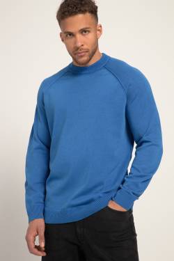 Große Größen STHUGE Pullover, Herren, blau, Größe: 3XL, Baumwolle, STHUGE von STHUGE