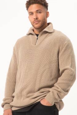Große Größen STHUGE Pullover, Herren, braun, Größe: XL, Synthetische Fasern/Wolle, STHUGE von STHUGE