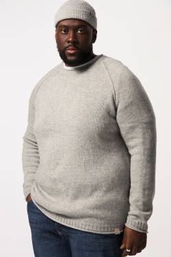 Große Größen STHUGE Pullover, Herren, grau, Größe: 3XL, Synthetische Fasern/Wolle, STHUGE von STHUGE