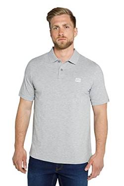 STHUGE Große Größen Herren Poloshirt, Grey Melange, XL von STHUGE