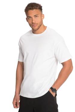 STHUGE Herren Oversize Basic T-Shirt, schneeweiß, 6XL von STHUGE