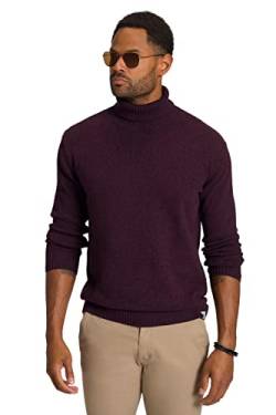 STHUGE Herren Turtle Neck Sweater Pullover, Aubergine, XL EU von STHUGE