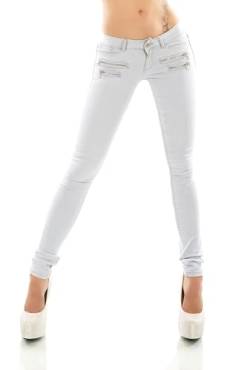 Damen Jeans Low Rise Hüftjeans Hose Röhrenjeans Skinny Slim Fit Stretch XS-XL (DE/NL/SE/PL, Alphanumerisch, S, Regular, Regular, Hellblau/909-6) von STIDIA