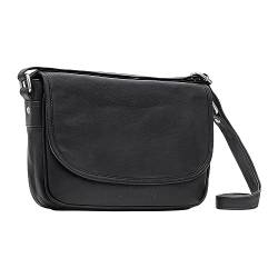 STILORD 'Avis' Damen Handtasche Klein Vintage Frauen Umhängetasche Klassische Abendtasche Partytasche Freizeittasche Echtleder, Farbe:schwarz von STILORD