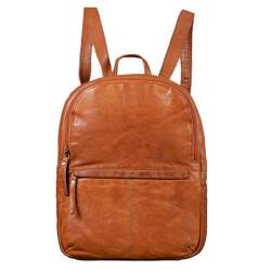 STILORD 'Conner' Leder-Rucksack groß Vintage Daypack Backpack Unirucksack Rucksackhandtasche Business 13,3 Zoll Laptop A4 echtes Rindsleder, Farbe:ocker - braun von STILORD