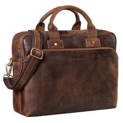 STILORD 'Hector' Große Business Ledertasche für Herren Vintage Umhängetasche mit 15.6 Zoll Laptop-Fach Leder Aktentasche DIN A4 im XL Format von STILORD