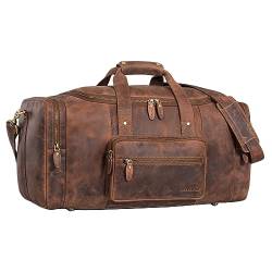 STILORD 'Journey' Reisetasche groß Leder Weekender Bag Handgepäck Tasche Sporttasche Herren Travel Bag Reisetasche Damen Vintage von STILORD