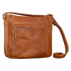 STILORD 'Terra' Ledertasche Damen Umhängetasche Vintage Handtasche für Frauen Klassische Schultertasche Freizeittasche zum Umhängen Echtleder von STILORD