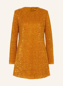 Stine Goya Jerseykleid Odis Mit Pailletten Und Glitzergarn gold von STINE GOYA