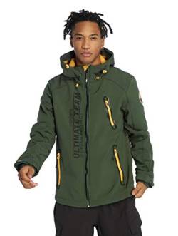 Stitch & Soul Herren Softshell-Jacke mit warmen Innen-Fleece Dark-Green S von STITCH & SOUL