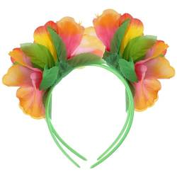 STOBAZA 4 Stück Hawaiianische Blumen-Stirnbänder Große Blumen-Kopfbedeckungen Kostüm-Kopfbedeckung Für Frauen Kostüm-Zubehör Sommer-Partygeschenk von STOBAZA