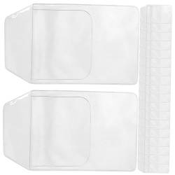 STOBOK 20st Transparentes Federmäppchen Für Krankenschwestern Und Ärzte Taschenschutz Klar Taschenstift-auslaufschutz Taschenstifthalter Vollständig Durchsichtig PVC Kleine Tasche von STOBOK