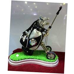 STOBOK Desktop-Golftasche Golfgeschenke Für Männer Tasche Miniatur Souvenirs Geschenk Bleistifthalter Für Golf Golffigur Geburtstagsgeschenk Für Fans Stifte Schreibtisch Mann Topfständer von STOBOK