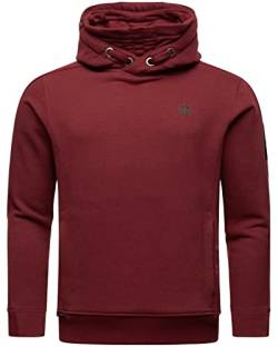 STONE HARBOUR Herren Kapuzen Pullover FVSA Sweatshirt Hoodie Sweat Emilio Eduard, Farbe:Bordeaux, Größe:L / 50 von STONE HARBOUR