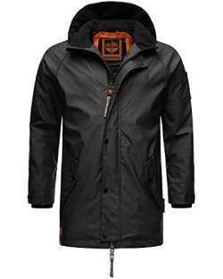 STONE HARBOUR Herren Outdoor Jacke Regenjacke Parka Rihaa Black Gr. L von STONE HARBOUR