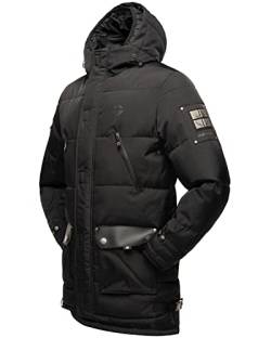 STONE HARBOUR Herren Winter Jacke Wintermantel Parka warm gefüttert Tahaa Black Gr. XL von STONE HARBOUR