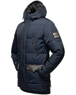 STONE HARBOUR Herren Winter Jacke Wintermantel Parka warm gefüttert Tahaa Navy Gr. XXL von STONE HARBOUR