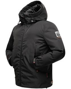 STONE HARBOUR Herren Winterjacke Outdoorjacke Funktionsjacke wasserdicht Moagaa Black Gr. XXL von STONE HARBOUR