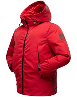 STONE HARBOUR Herren Winterjacke Outdoorjacke Funktionsjacke wasserdicht Moagaa Chili Red Gr. XL von STONE HARBOUR