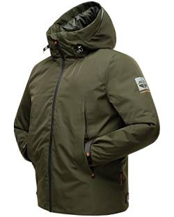 STONE HARBOUR Herren Winterjacke Outdoorjacke Funktionsjacke wasserdicht Moagaa Olive Gr. XXL von STONE HARBOUR