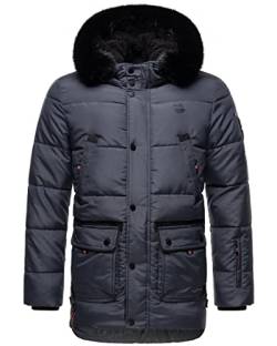 STONE HARBOUR Herren warme Winter Steppjacke Mironoo Stone Blue Gr. M von STONE HARBOUR