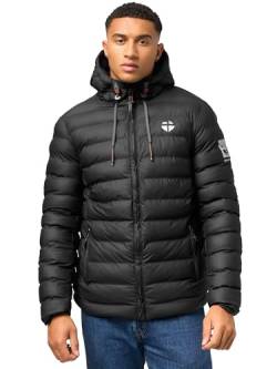 STONE HARBOUR Herren warme Winter Steppjacke Zaharoo Black Gr. 3XL von STONE HARBOUR