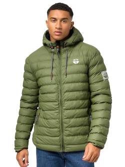 STONE HARBOUR Herren warme Winter Steppjacke Zaharoo Olive Leaf Gr. M von STONE HARBOUR