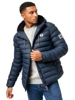 STONE HARBOUR Herren warme Winter Steppjacke Zaharoo Stone Blue Gr. L von STONE HARBOUR