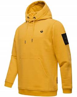 STONE HARBOUR Kapuzenpullover FVSA Oversize Hoodie Sweat Pullover BODO SHAIN, Farbe:Mustard Yellow, Größe:XL 52 von STONE HARBOUR