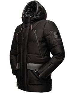 STONE HARBOUR Winterjacke Wintermantel Winterparka Parka Jacke Mantel warm gefüttert Mitjaa Black Gr. S von STONE HARBOUR