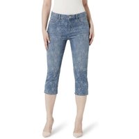 STOOKER WOMEN 7/8-Caprijeans TAHITI STRETCH DENIM - CAPRI SLIM FIT 7/8 - Flower discharge von STOOKER WOMEN