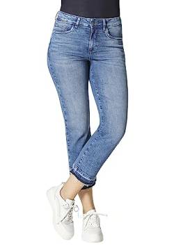 STOOKER Women 5-Pocket Denim Jeans Hose »California Cropped Straight Fit - darkdenim Vintage - D42/L26 von STOOKER