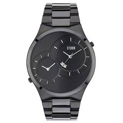 STORM Herren-Armbanduhr aus schwarzem Stahl, Armband, Armband, Armband von STORM