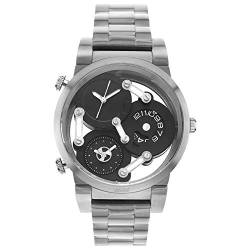STORM Herrenuhr schwarz Edelstahl Armband Uhr TRI-MEZ BLACK UST47236/BK von STORM