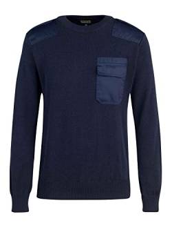 STØRVIK Commando Sweater Herren aus Acryl/Wolle DAMPIER - Blau - Größe XL von STØRVIK