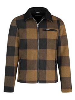 STØRVIK London Lumberjack Fleecejacke Lumberjack - Teddy Strickjacke - Braun - Größe 3XL von STØRVIK