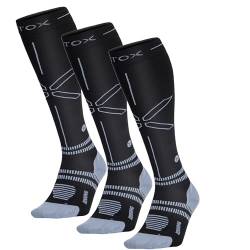 STOX Energy Socks | Laufsocken für Herren | Premium Kompressionssocken | Laufsocken | Feuchtigkeitsableitung | Verhindert Verletzungen & Muskelschmerzen von STOX Energy Socks