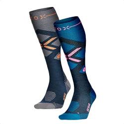STOX Energy Socks | Skisocken für Damen | Premium Kompressionssocken | Skistrümpfe aus Merinowolle | Keine kalten Füße | Kein Krampf | Snowboard Socken von STOX Energy Socks