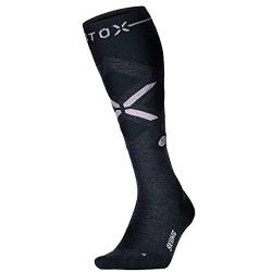 STOX Energy Socks | Skisocken für Damen | Premium Kompressionssocken | Skistrümpfe aus Merinowolle | Keine kalten Füße | Kein Krampf | Snowboard Socken von STOX Energy Socks