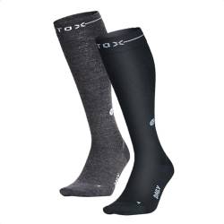 STOX Energy Socks | Socken für Herren | Premium Kompressionssocken | Bequeme Kompressionsstrümpfe | Feuchtigkeitsableitung | Keine müden Beine und Füße mehr | Erleichterung für unruhige Beine von STOX Energy Socks