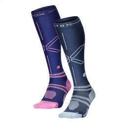 STOX Energy Socks | Sportsocken für Damen | Premium Kompressionssocken | Vermeide Verletzungen und Muskelbeschwerden | Schnellere Erholung | Weniger müde Beine | Extra Komfort | Gepolsterter Verse von STOX Energy Socks