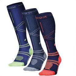 STOX Energy Socks | Sportsocken für Herren | Premium Kompressionssocken | Vermeide Verletzungen und Muskelbeschwerden | Schnellere Erholung | Weniger müde Beine | Extra Komfort | Gepolsterter Verse von STOX Energy Socks