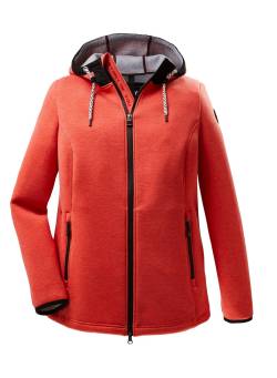 Große Größen: Jacke aus Scuba-Qualität, mit Kapuze, rot, Gr.44 von STOY by killtec